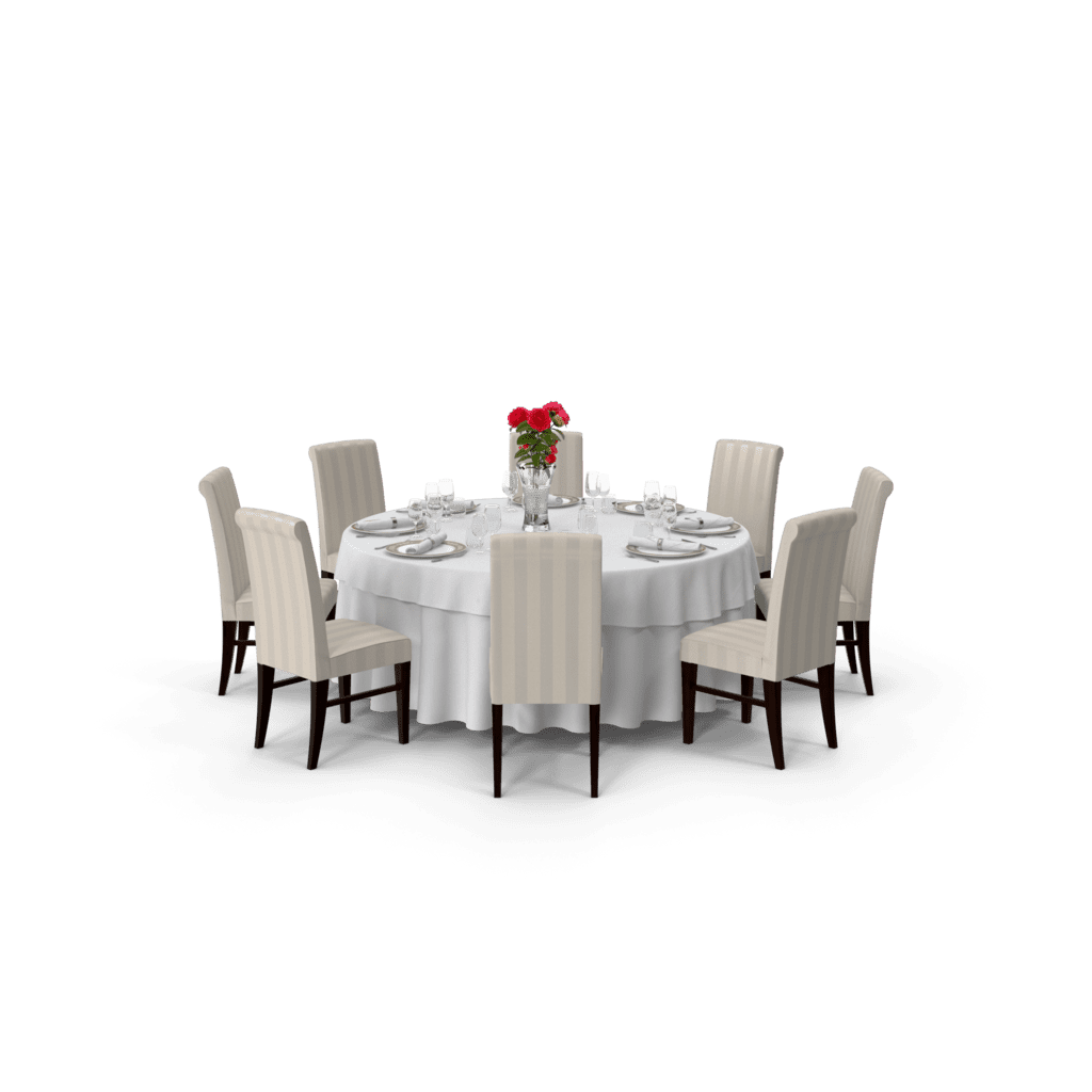 a table set for a dinner party